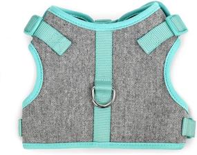 img 4 attached to 🐾 Enhanced Comfort for Dogs: MARTHA STEWART Tweed Adjustable Fit Harness