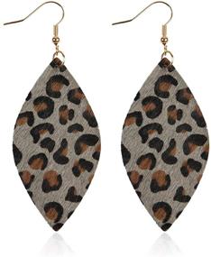 img 4 attached to RIAH FASHION Genuine Geometric Earrings Girls' Jewelry