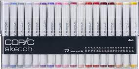 img 3 attached to Copic Sketch Markers 72Pc Set