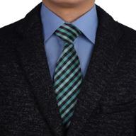 👔 eagc0060 popular checkered microfiber boys' necktie accessories by epoint logo