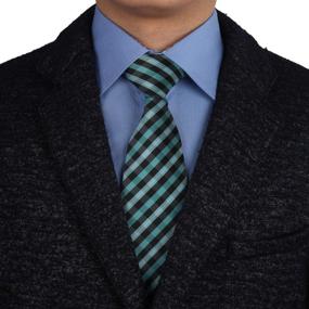 img 4 attached to 👔 EAGC0060 Popular Checkered Microfiber Boys' Necktie Accessories by Epoint
