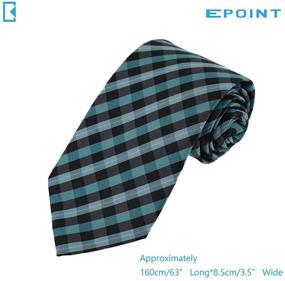 img 3 attached to 👔 EAGC0060 Popular Checkered Microfiber Boys' Necktie Accessories by Epoint