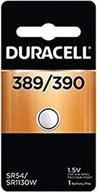 duracell d389/390pk серебряный оксидный батарейка для часов/калькулятора - упаковка из 4 шт. логотип