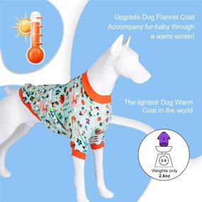 img 1 attached to 🐶 LovinPet Dogs Warm Flannel Sweater/Coat/Jacket Alternative: Lightweight Double-Sided Fleece for Outoor, Home, and Party Wearing - Optimal Warmth and Love for Your Dog!