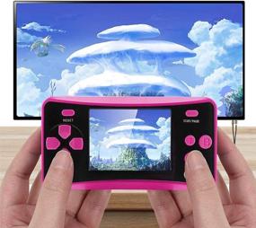 img 2 attached to 🎮 Portable Handheld Console: Perfect Birthday Gift for Children