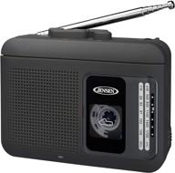 📻 jensen mcr-75 personal cassette player/recorder with built-in am/fm radio logo