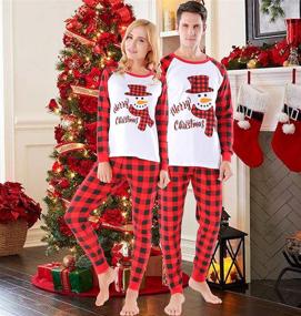 img 1 attached to 🎄 Get Cozy and Festive with our Matching Family Christmas Reindeer Sleepwear!