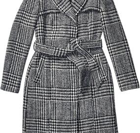 img 1 attached to 👗 Elegant and Timeless: Cole Haan Women's Long Wool Trench Coat - Luxurious Style for All Occasions
