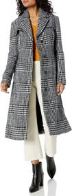 img 4 attached to 👗 Elegant and Timeless: Cole Haan Women's Long Wool Trench Coat - Luxurious Style for All Occasions