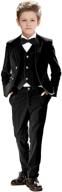 boys' formal velvet blazer suit & sport coat - stylish clothing pieces logo