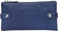 women's banuce genuine leather bifold wallet – handbags and wallets logo