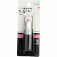 rose quartz 415 continuous color lipstick by covergirl - .13 oz (packaging may vary) logo