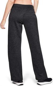 img 2 attached to Stay Comfortable and Stylish with Under Armour Women's Armour Fleece Open Pants