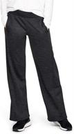 stay comfortable and stylish with under armour women's armour fleece open pants logo