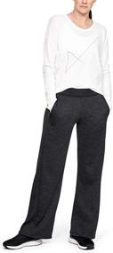 img 1 attached to Stay Comfortable and Stylish with Under Armour Women's Armour Fleece Open Pants