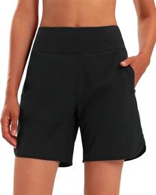 img 3 attached to 🏃 Stelle Women's Running Shorts - Quick-Dry Gym Athletic Shorts with Pockets (3"/4"/7")