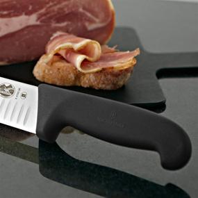 img 1 attached to Enhanced SEO: Victorinox Fibrox Pro 12-inch Slicing Knife with Granton Blade