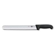 enhanced seo: victorinox fibrox pro 12-inch slicing knife with granton blade logo