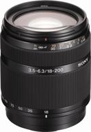 sony dt 18-200mm f/3.5-6.3 aspherical ed zoom lens: perfect for sony alpha dslr camera logo