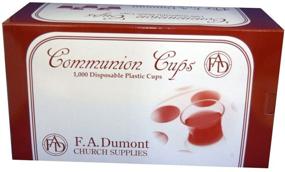 img 1 attached to 🍷 High-Quality Communion Cups - Box of 1000, 1-3/8" High, Fits Standard Communion Trays