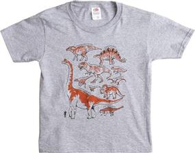 img 4 attached to 🦖 Cool Dino Fan T-rex Raptor Child Kid's T-Shirt for Dinosaur-themed Parties!