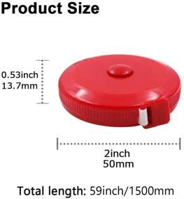 img 3 attached to Retractable Double Scale 1 5Meter Portable Measuring