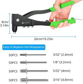 img 3 attached to ESynic Riveter Setter Riveting Plastic Tools & Equipment