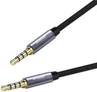 anbear 3.5mm aux cable 6.6ft for headphones, car, home stereos & more logo