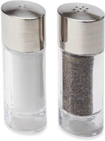 img 1 attached to Olde Thompson 3778-00 Marquis Shaker Set, Brushed Stainless Steel