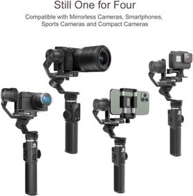 img 3 attached to 📸 Feiyu G6 Max Kit 3-Axis Splash-Proof Stabilizer YouTube Video Gimbal Tool for Mirrorless Camera Sony a6400 a6500 Sony RX100, Smartphones iPhone, Samsung Action Camera GoPro Hero 8 7 6, Sony RX0