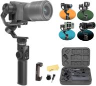 📸 feiyu g6 max kit 3-axis splash-proof stabilizer youtube video gimbal tool for mirrorless camera sony a6400 a6500 sony rx100, smartphones iphone, samsung action camera gopro hero 8 7 6, sony rx0 logo