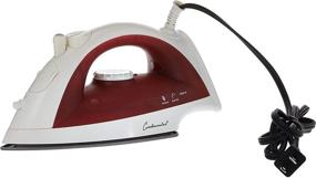 img 4 attached to 👗 Revitalize Your Wardrobe with the Stylish Continental Electric CE23161 Clothing Iron, Red