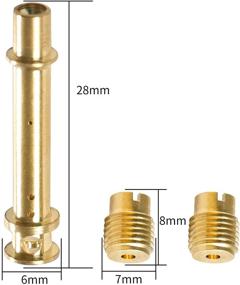 img 1 attached to Оптимизированный карбюратор Carb Jet Kit для Predator 212 196сс Геми / Нон-Геми карбюратора | .036 .037 140 Запасные трубчатые главные форсунки и 2 шт Замедленные / Пилотные форсунки