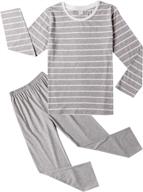 striped cotton pajama loungewear 10y 18y boys' clothing via sleepwear & robes logo