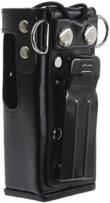 img 1 attached to 📞 KENMAX Leather Case Holder: Securely Protect Your Motorola HT1250, HT1550, GP320, GP340, GP360 Walkie Talkie CB Ham Radio