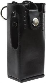 img 3 attached to 📞 KENMAX Leather Case Holder: Securely Protect Your Motorola HT1250, HT1550, GP320, GP340, GP360 Walkie Talkie CB Ham Radio