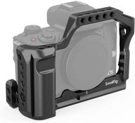 smallrig кейдж m50/m50 ii/m5 (обновленный): алюминиевый каркас для видеосъемки и создания фильмов с интегрированной ручкой и нато-рельсом для камеры canon eos m50/m50 ii/m5 2168c логотип