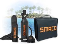 ⚓️ smaco 1l mini scuba tank - 15-20 minutes diving support for underwater sightseeing, photography, boat cleaning, and rescue - diving equipment logo