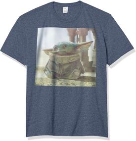 img 3 attached to 👶 Star Wars The Mandalorian The Child Square Frame T-Shirt for Boys