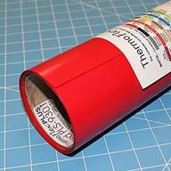 🔥 thermoflex plus 15" roll - red htv for iron-on heat transfer vinyl - 3 feet length logo