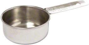 img 1 attached to 🥄 Stainless Steel Measuring Cup, 1/3 Cup Capacity by Tablecraft