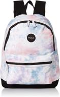 rvca womens lukas canvas backpack logo