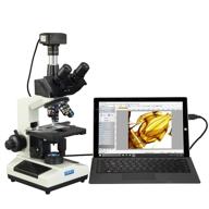 omax 40x 2500x trinocular biological microscope logo