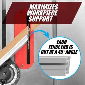 img 1 attached to 🔧 Fulton Aluminum Universal Miter Saw Stand