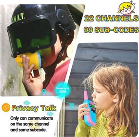 img 2 attached to 📞 Ginmic Walkie Talkie For Kids: Ultimate Kids' Electronics for Communication