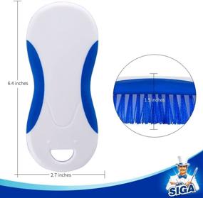 img 2 attached to 🧽 MR.SIGA Heavy Duty Scrub Brush - Pack of 2 - Multi Purpose