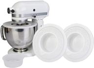 🔒 protective bowl covers for kitchenaid 4.5-5 quart tilt-head stand mixers - 2 pack lid set logo