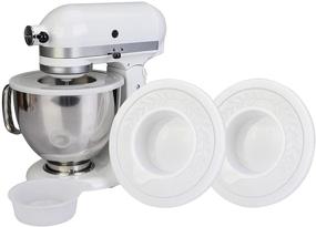 img 4 attached to 🔒 Protective Bowl Covers for KitchenAid 4.5-5 Quart Tilt-Head Stand Mixers - 2 Pack Lid Set