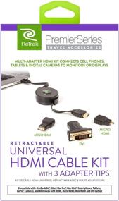 img 1 attached to 🔌 ReTrak ETCABLEHDMI-Ретрактабельный HDMI-кабель с советами по адаптерам - Производитель приостановил производство