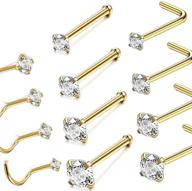 stainless piercing jewelry zirconia crystals logo